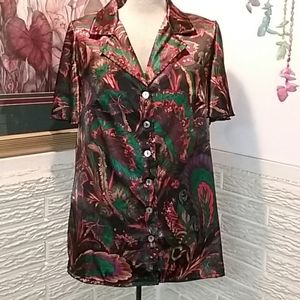 Short sleeve Blouse Effortless Style by Citiknits